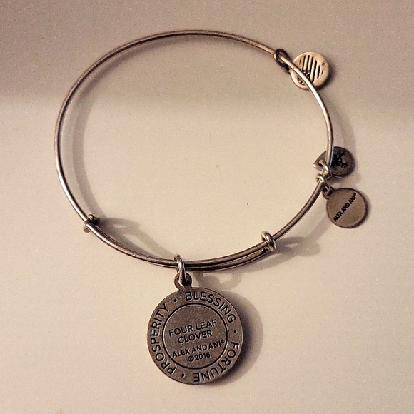 "Luck Isn't Just for the Irish" ALEX AND ANI Bracelet - Picture 2 of 2